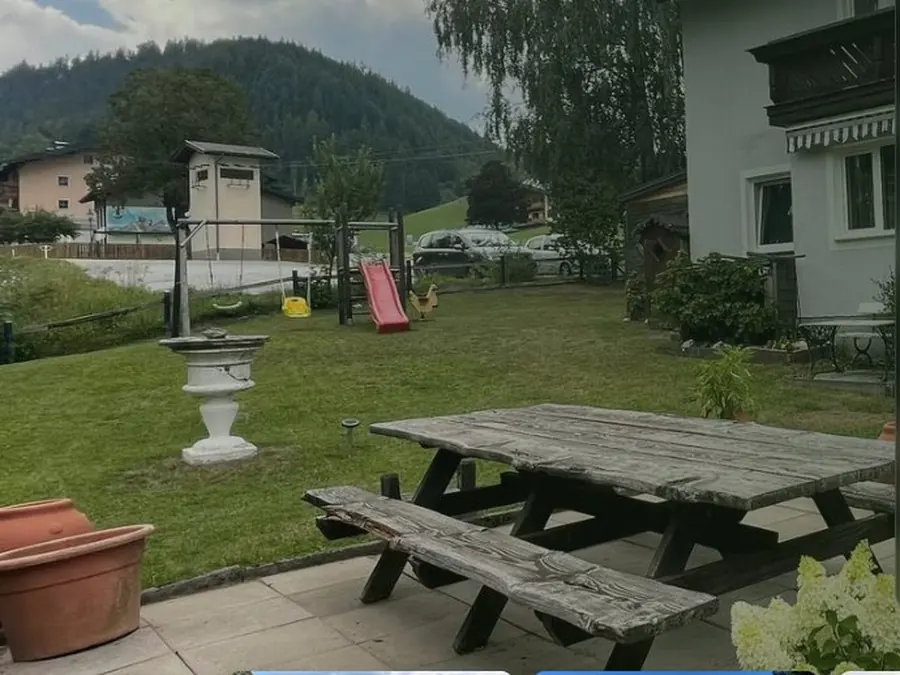 Een chalet in de Alpen